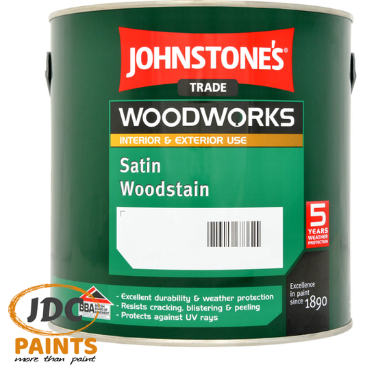 Johnstones Trade Woodworks Woodstain Satin