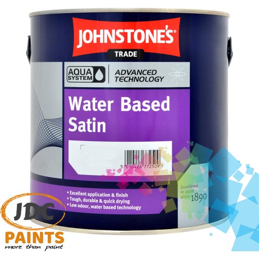 Johnstones Trade Aqua Water Based Satin MIXED COLOUR