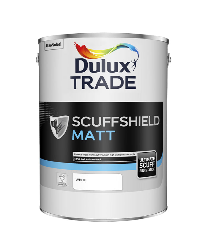 Dulux Trade Scuffshield Matt White 5L