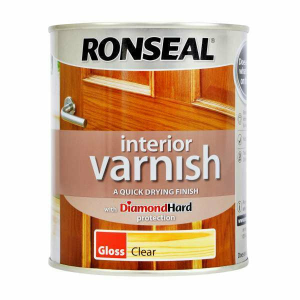 Ronseal Interior Varnish Gloss / Satin / Matt