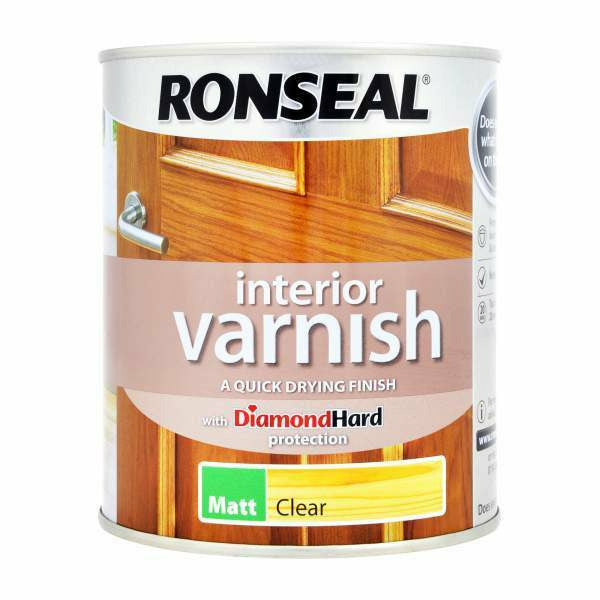 Ronseal Interior Varnish Gloss / Satin / Matt