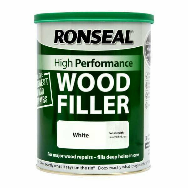 RONSEAL HIGH PERFORMANCE 2 PART WOOD FILLER WHITE & NATURAL