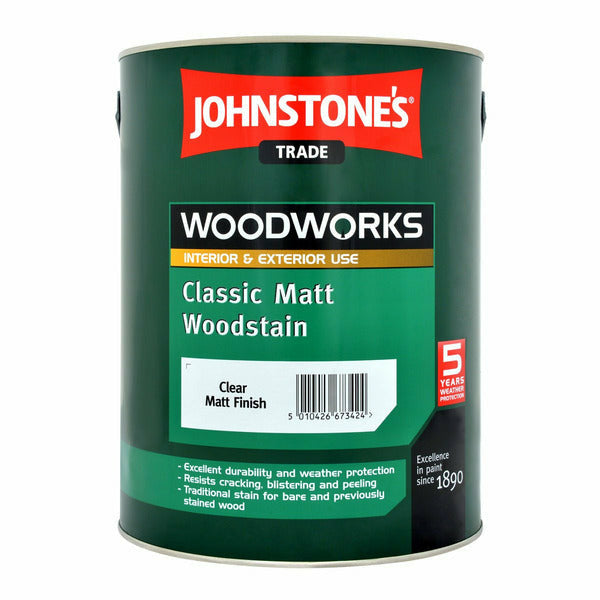 Johnstones Trade Woodstain Matt & Satin - ALL SIZES ALL COLOURS