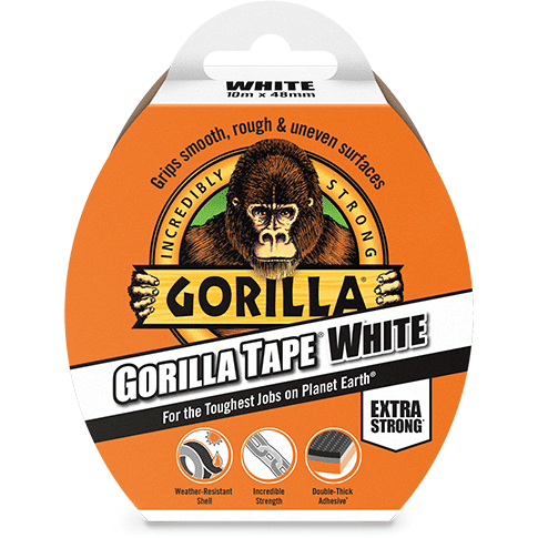 Gorilla Tape 10M White