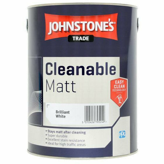 Johnstones Trade Cleanable Matt Brilliant White