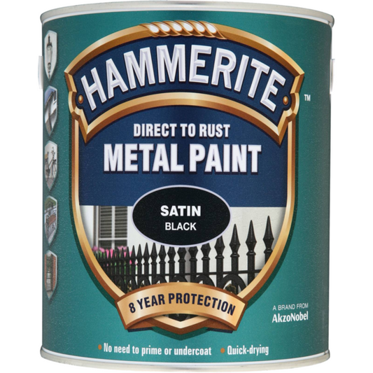 Hammerite Satin Direct to Rust Metal Paint