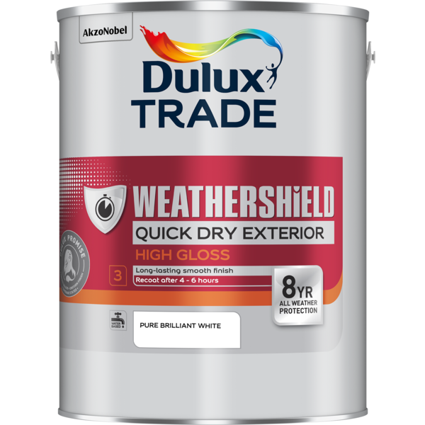 Dulux Trade Weathershield Quick Dry Exterior High Gloss