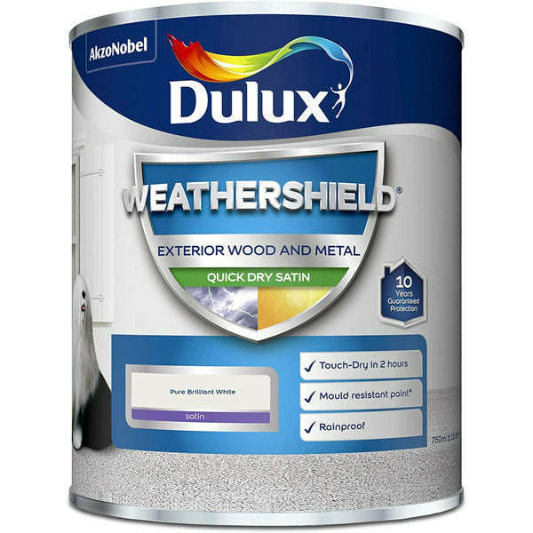Dulux Weathershield Quick Dry Exterior Satin