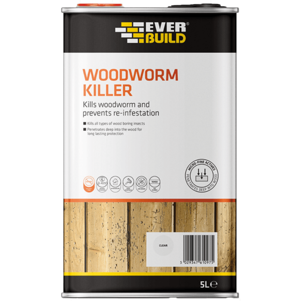 Everbuild Lumberjack Woodworm Killer 5L