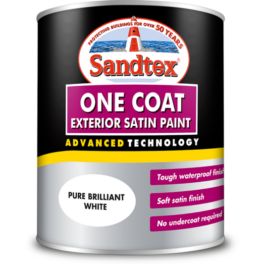 Sandtex One Coat Exterior Satin Paint