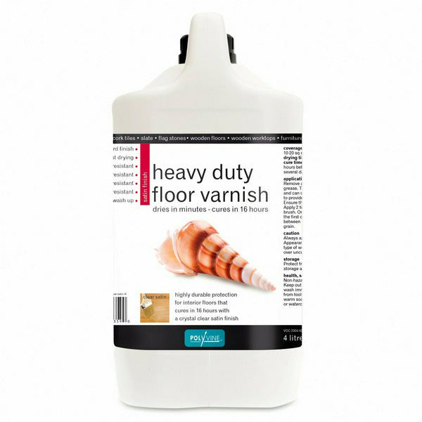 Polyvine Heavy Duty Floor Varnish Satin 1L