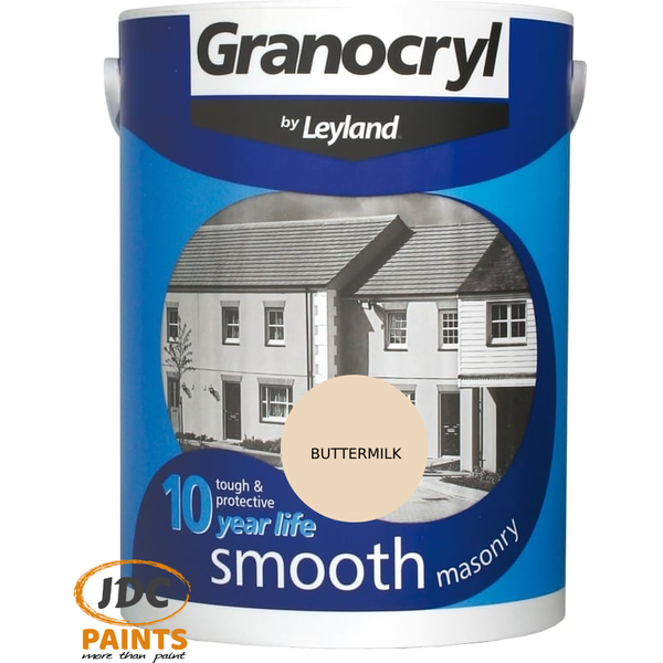 LEYLAND GRANOCRYL SMOOTH MASONRY PAINT - VARIOUS COLOURS & SIZES