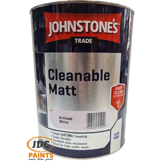 Johnstones Trade Cleanable Matt Brilliant White