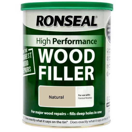 RONSEAL HIGH PERFORMANCE 2 PART WOOD FILLER WHITE & NATURAL