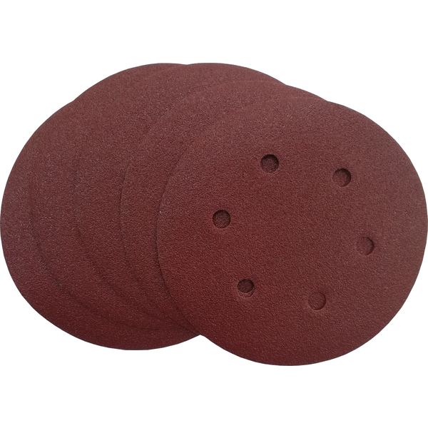 SAIT ABRASIVE SANDING DISCS 150MM VARIOUS GRITS P40-P320 PK5