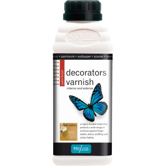 POLYVINE DECORATORS VARNISH DEAD FLAT / SATIN / GLOSS