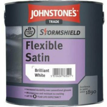Johnstones Trade Stomshield Flexible Satin Brilliant White 2.5L
