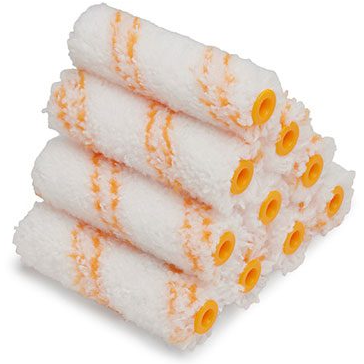 HAMILTON FOR THE TRADE MEDIUM PILE ROLLER SLEEVES 4INCH PACK OF 10