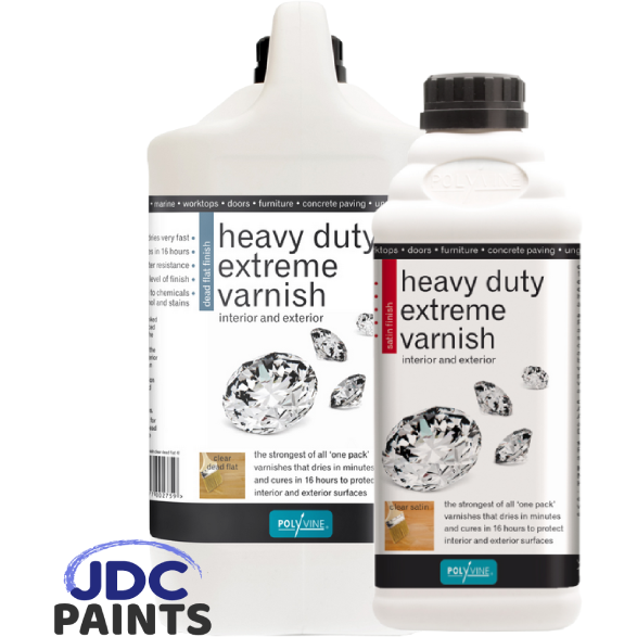 POLYVINE HEAVY DUTY EXTREME VARNISH DEAD FLAT / SATIN