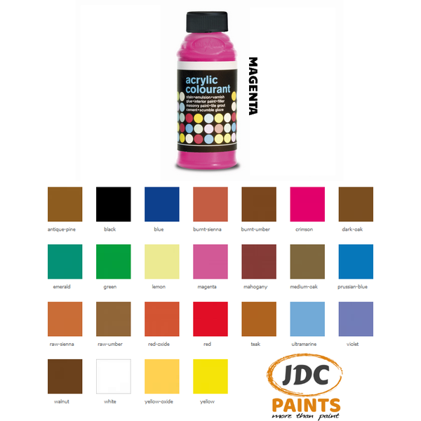 POLYVINE ACRYLIC COLOURANT PAINT TINT 50G
