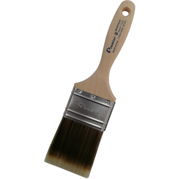 PREMIER HAND CRAFTED PAINT BRUSH USA MONTAUK FIRM BLEND POLYESTER 2.5INCH