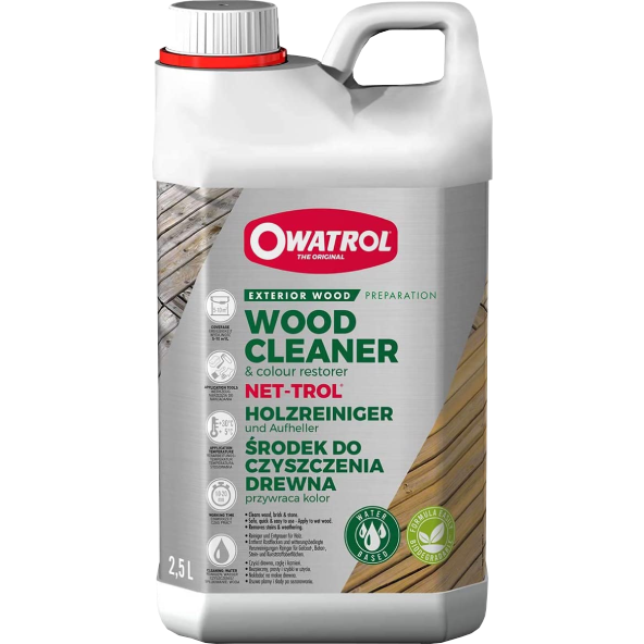 OWATROL NET-TROL WOOD CLEANER NEAUTRALISER AND COLOUR RESTORER