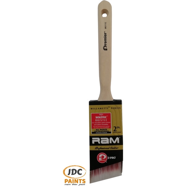 PREMIER ANGLE PAINT BRUSH USA RAM SOFT BLEND SOLETEC 2INCH
