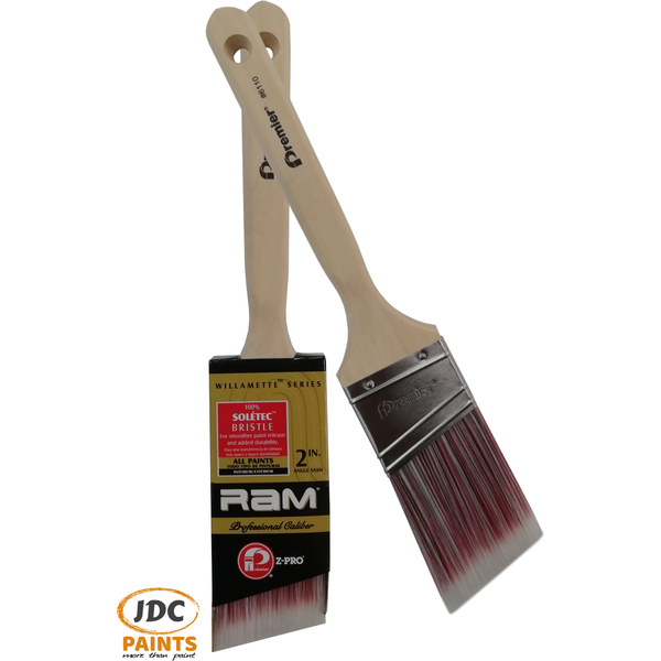 PREMIER ANGLE PAINT BRUSH USA RAM SOFT BLEND SOLETEC 2INCH