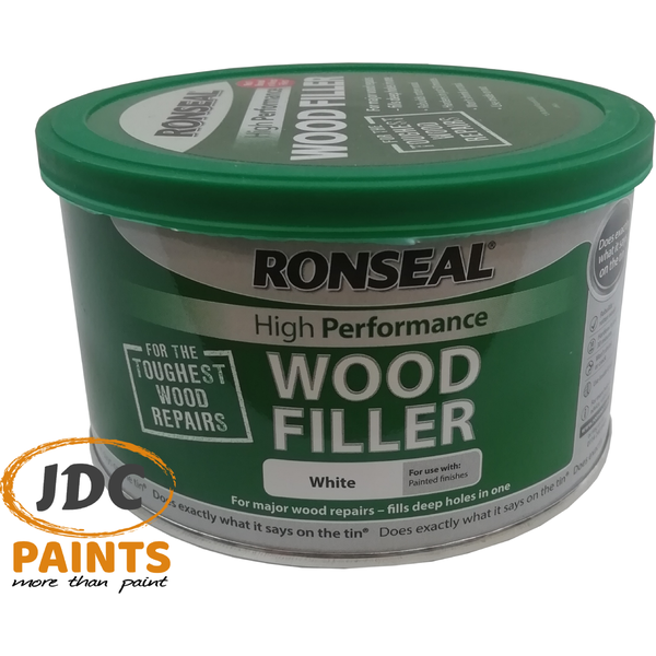 RONSEAL HIGH PERFORMANCE 2 PART WOOD FILLER WHITE & NATURAL