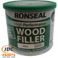 RONSEAL HIGH PERFORMANCE 2 PART WOOD FILLER WHITE & NATURAL