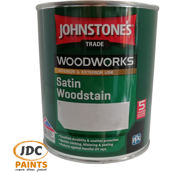 Johnstones Trade Woodstain Matt & Satin - ALL SIZES ALL COLOURS