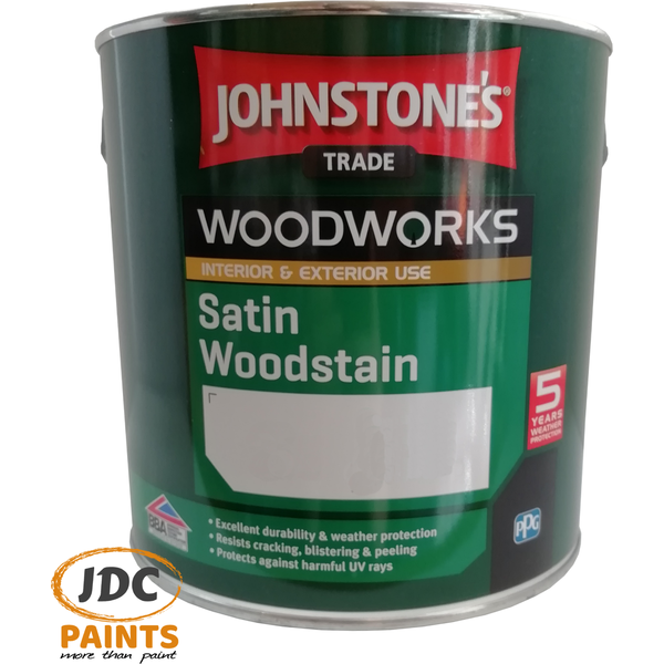 Johnstones Trade Woodstain Matt & Satin - ALL SIZES ALL COLOURS