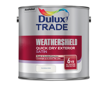 Dulux Trade Weathershield Quick Dry Exterior Satin