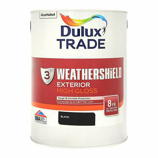 Dulux Trade Weathershield Gloss Black