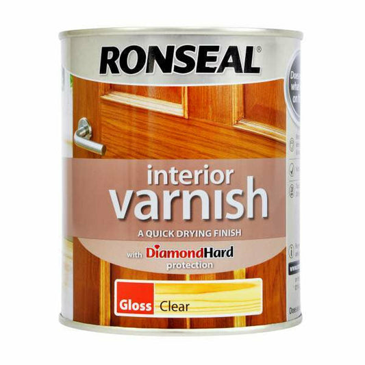 Ronseal Interior Varnish Gloss / Satin / Matt