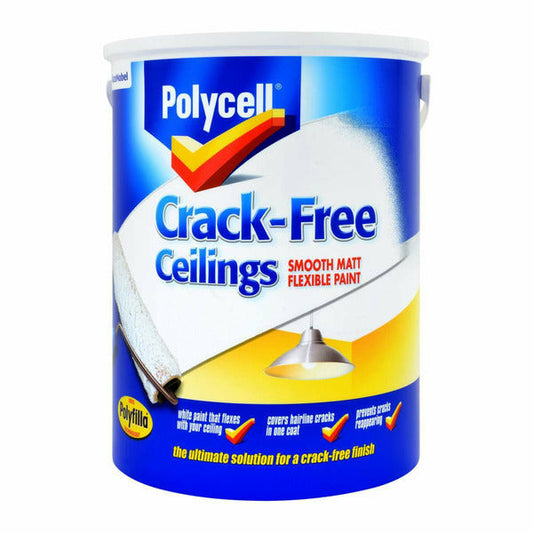Polycell Crack-Free Ceiling Smooth White Paint