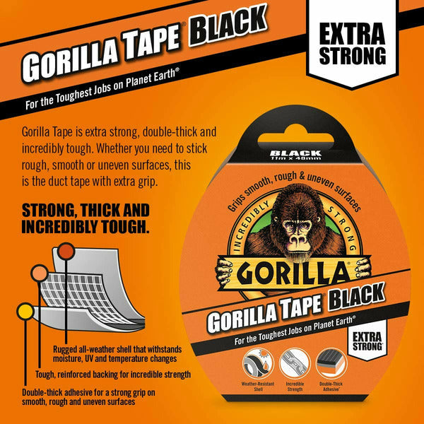 Gorilla Tape 3M Black