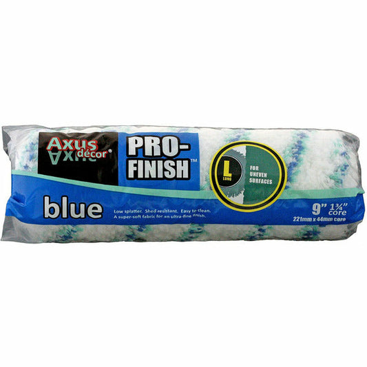 Axus Blue Pro Roller Sleeve Long Pile 9Inch X 1.75Inch