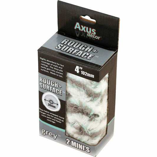 Axus Grey Rough + Rad Roller Sleeves 4 Inch Pack Of 2