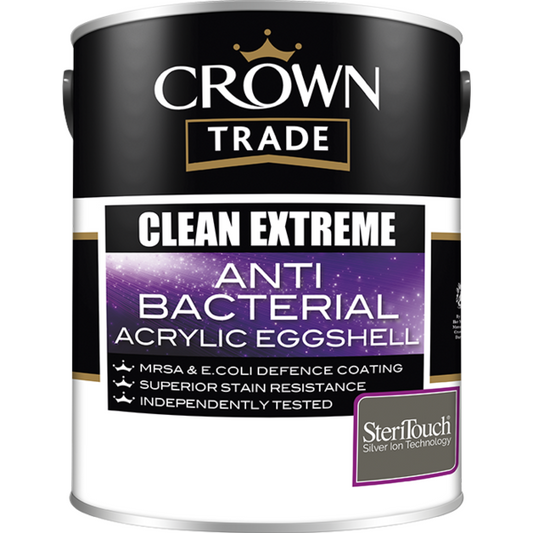Crown Trade Clean Extreme Anti Bacterial Acrylic Eggshell