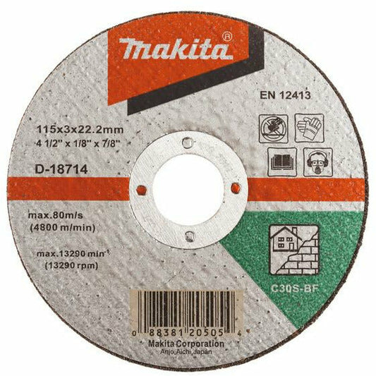 Makita Cut Off Wheel 115x3x22.23 C30