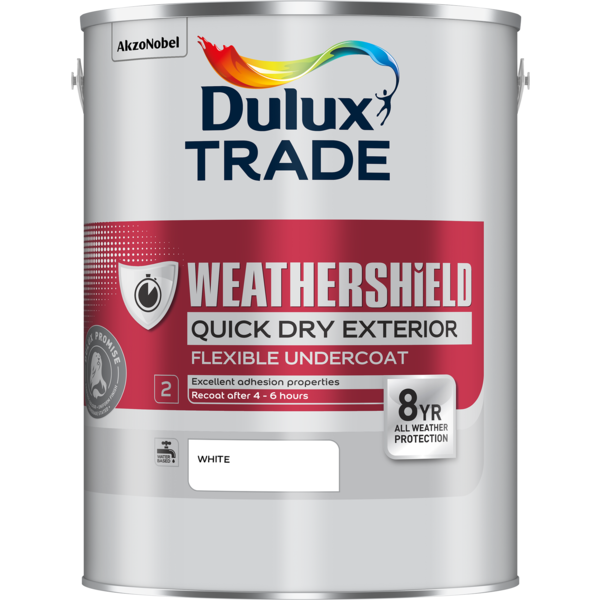 Dulux Trade Weathershield Quick Dry Exterior Flexible Undercoat