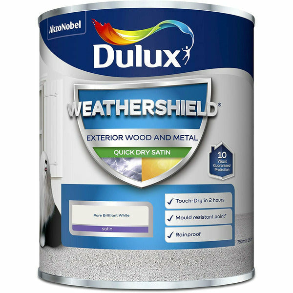 Dulux Weathershield Quick Dry Exterior Satin