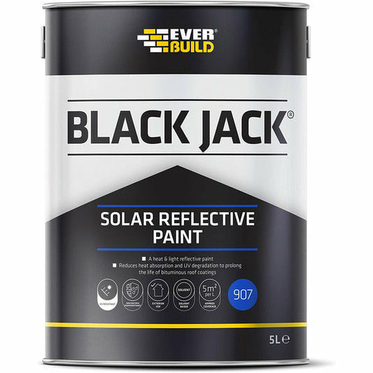 Everbuild Black Jack Solar Reflective Aluminium 5L