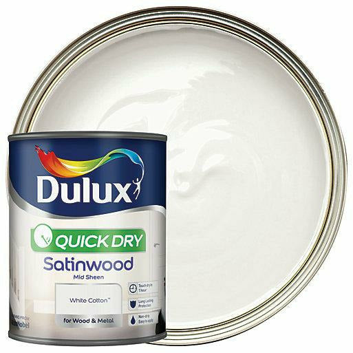 Dulux Quick Dry Satinwood ALL READY MIXED COLOURS