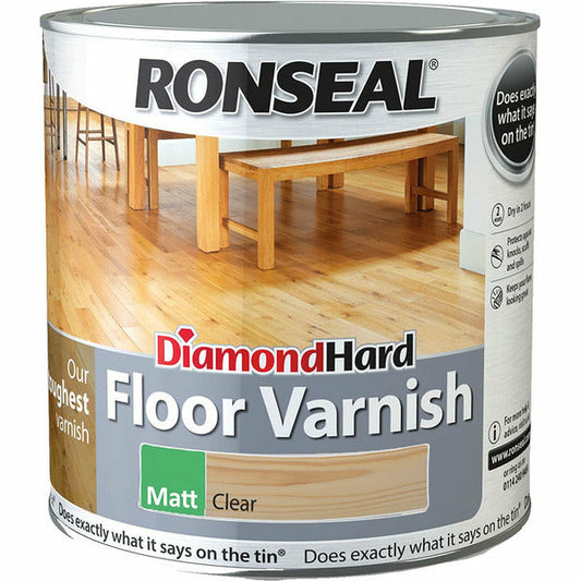 Ronseal Diamond Hard Floor Varnish Clear