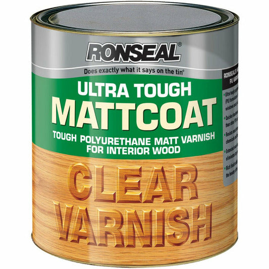 Ronseal Ultra Tough Mattcoat Varnish Clear