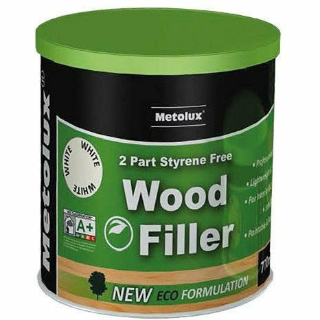 Metolux Two Part Wood Filler Styrene Free White