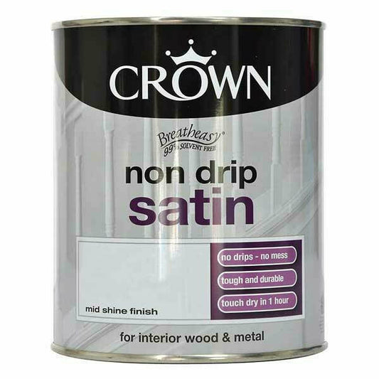 Crown Non Drip Satin Paint