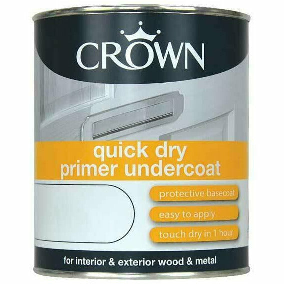 Crown Quick Dry Primer Undercoat White
